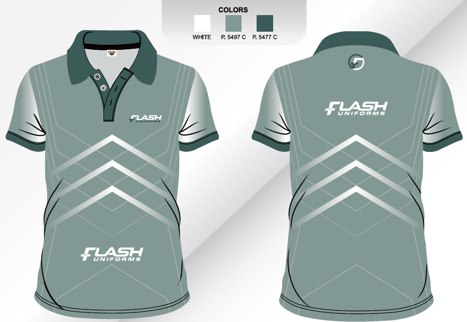 Custom Sublimated Polo Shirt SP19 - Flash Uniforms 